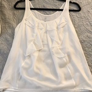 White dressy tank